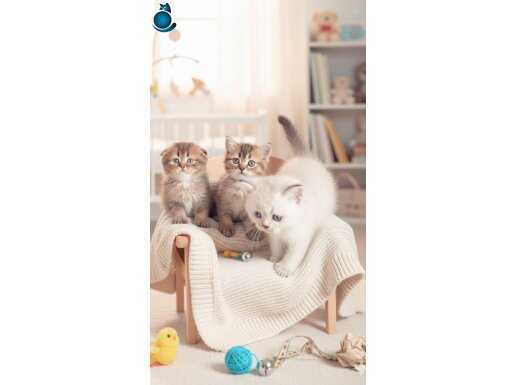 Golden British shorthair ve Scottish Fold yavrular